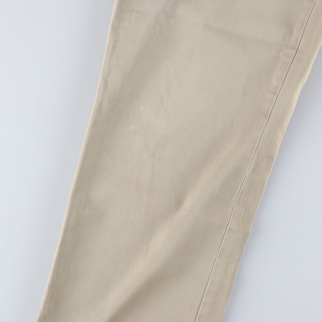 Ralph Lauren POLO by Ralph Lauren PRESTON PANT Chino pants for men, equivalent to w35 cotton Beige type Vintage Second Hand