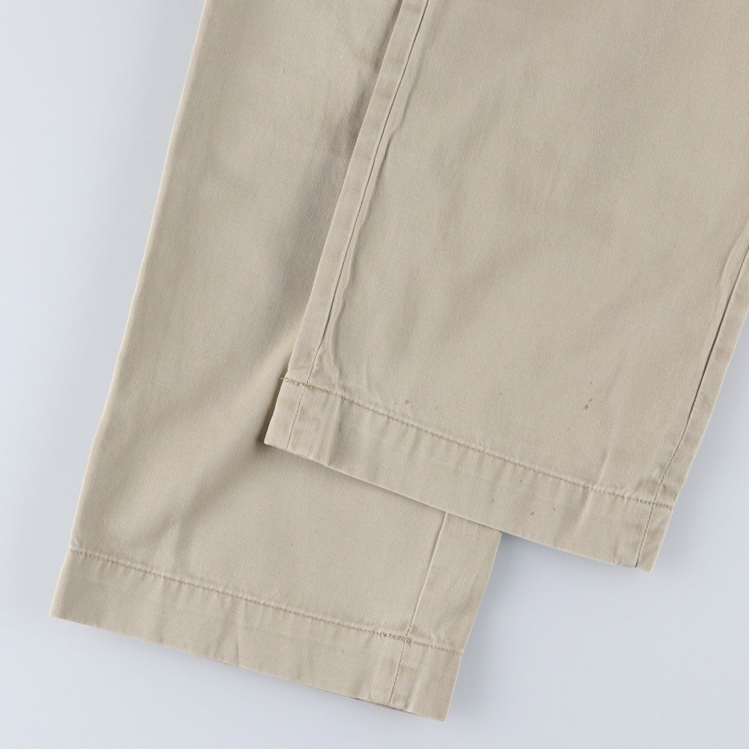 Ralph Lauren POLO by Ralph Lauren PRESTON PANT Chino pants for men, equivalent to w35 cotton Beige type Vintage Second Hand