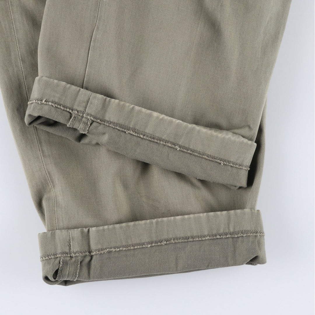 Ralph Lauren POLO by Ralph Lauren Two-pleat Chino Pants for Men, W34 equivalent cotton Khaki type Vintage Second Hand
