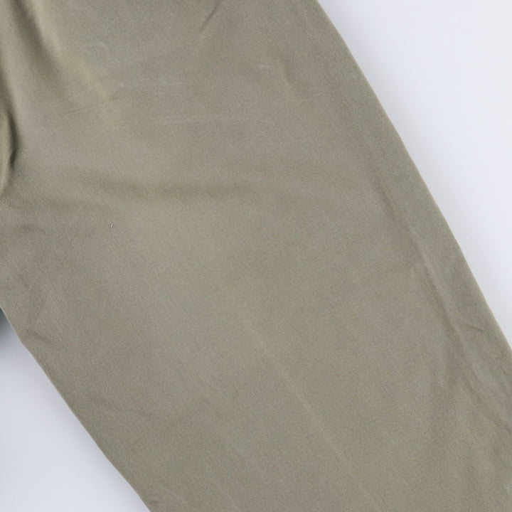 Ralph Lauren POLO by Ralph Lauren Two-pleat Chino Pants for Men, W34 equivalent cotton Khaki type Vintage Second Hand