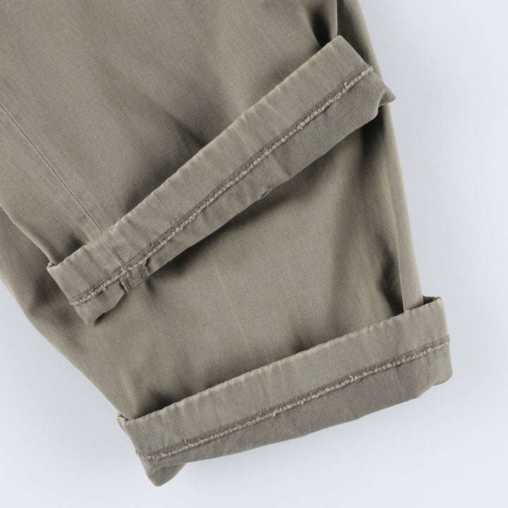 Ralph Lauren POLO by Ralph Lauren Two-pleat Chino Pants for Men, W34 equivalent cotton Khaki type Vintage Second Hand