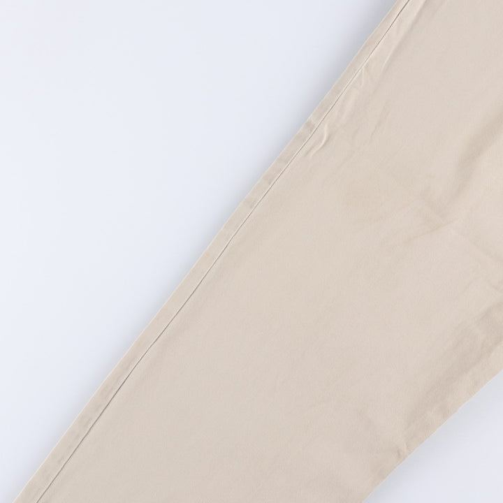 Ralph Lauren POLO by Ralph Lauren ANDREW PANT Two-pleat chino pants for men, equivalent to W34 cotton Beige type Vintage Second Hand