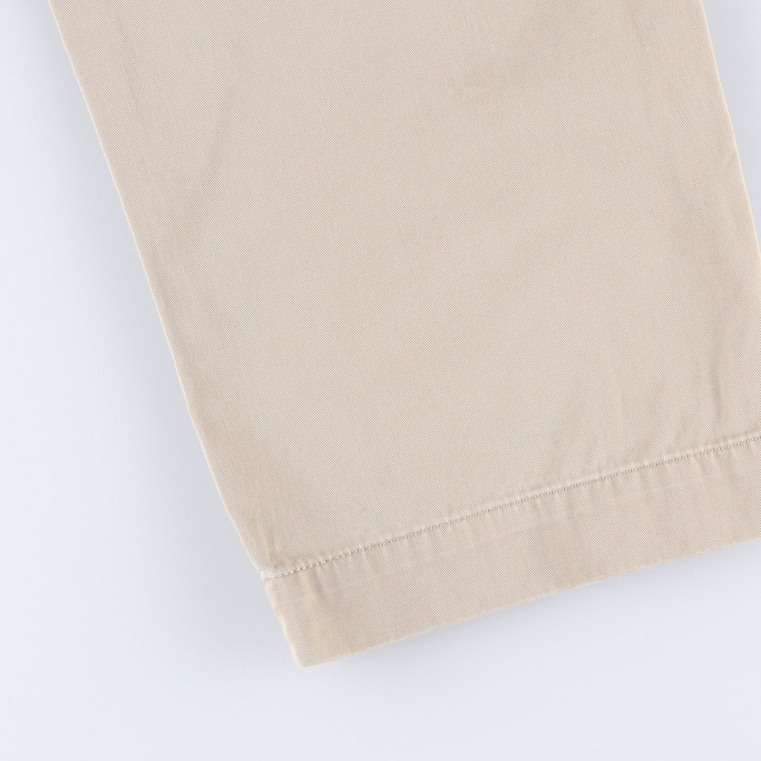 Ralph Lauren POLO by Ralph Lauren ANDREW PANT Two-pleat chino pants for men, equivalent to W34 cotton Beige type Vintage Second Hand