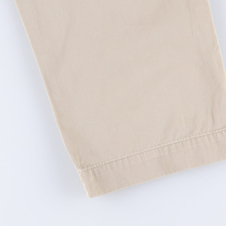 Ralph Lauren POLO by Ralph Lauren ANDREW PANT Two-pleat chino pants for men, equivalent to W34 cotton Beige type Vintage Second Hand