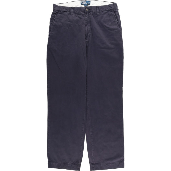 Ralph Lauren POLO by Ralph Lauren Chino Pants Men's W34 equivalent cotton navy blue type Vintage Second Hand