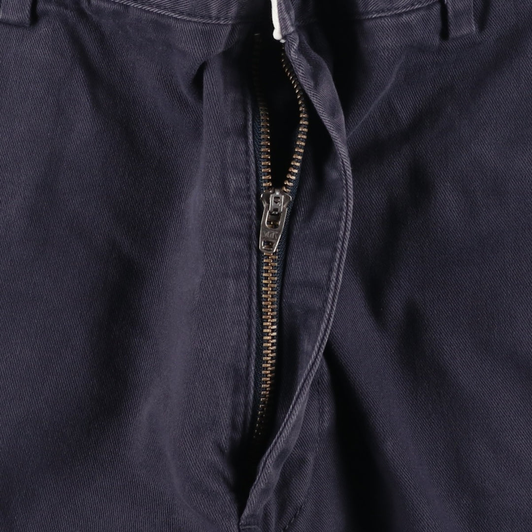 Ralph Lauren POLO by Ralph Lauren Chino Pants Men's W34 equivalent cotton navy blue type Vintage Second Hand
