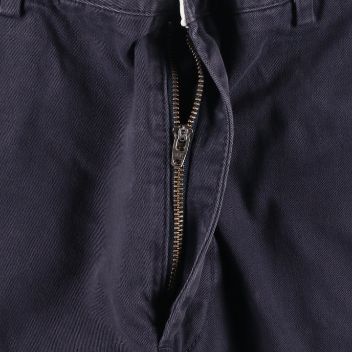 Ralph Lauren POLO by Ralph Lauren Chino Pants Men's W34 equivalent cotton navy blue type Vintage Second Hand