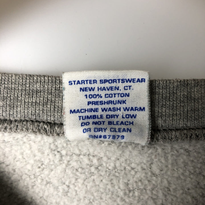 Vintage '90'S Starter NFL Green Bay Packers Printed Sweatshirt, Made in USA, Men's Size L cotton gray type Vintage Second Hand