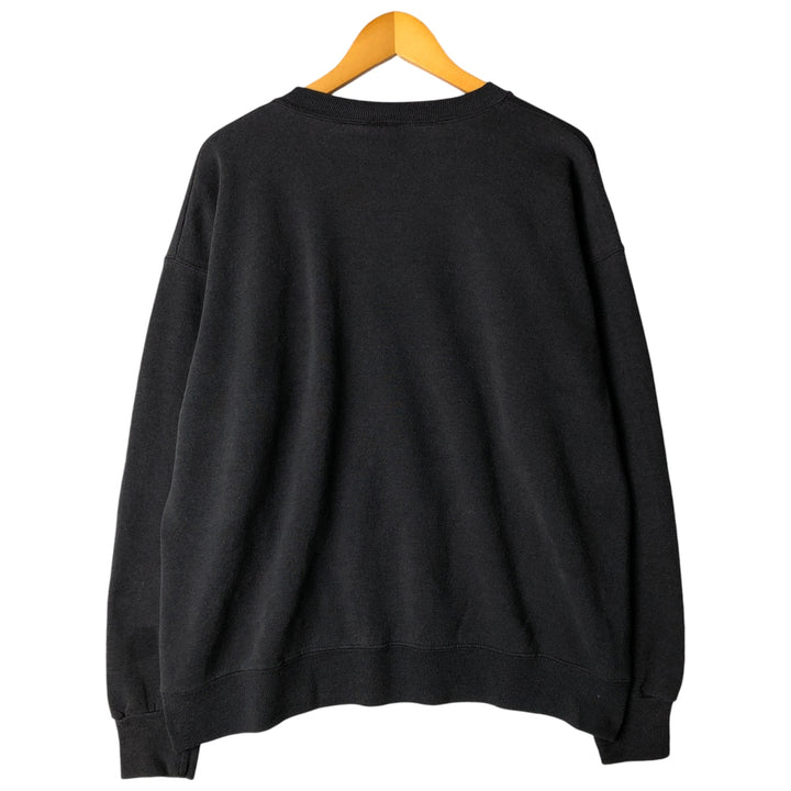 Vintage 90'S Lee SPORT NFL Pittsburgh Steelers print sweatshirt, men's size L cotton black type Vintage Second Hand