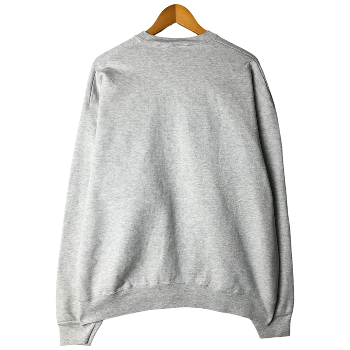 90'S Fruit of the Loom College Sweatshirt, Made in USA, Men's XL, Vintage cotton gray type Vintage Second Hand