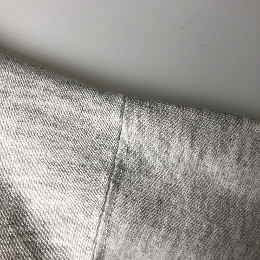 Vintage 90'S Tee Jays college sweatshirt, made in the USA, men's size XL polyester gray type Vintage Second Hand
