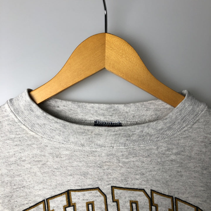 90'S JanSport Purdue University 3-Panel Print College Sweatshirt, Made in USA, Men's XL polyester gray type Vintage Second Hand
