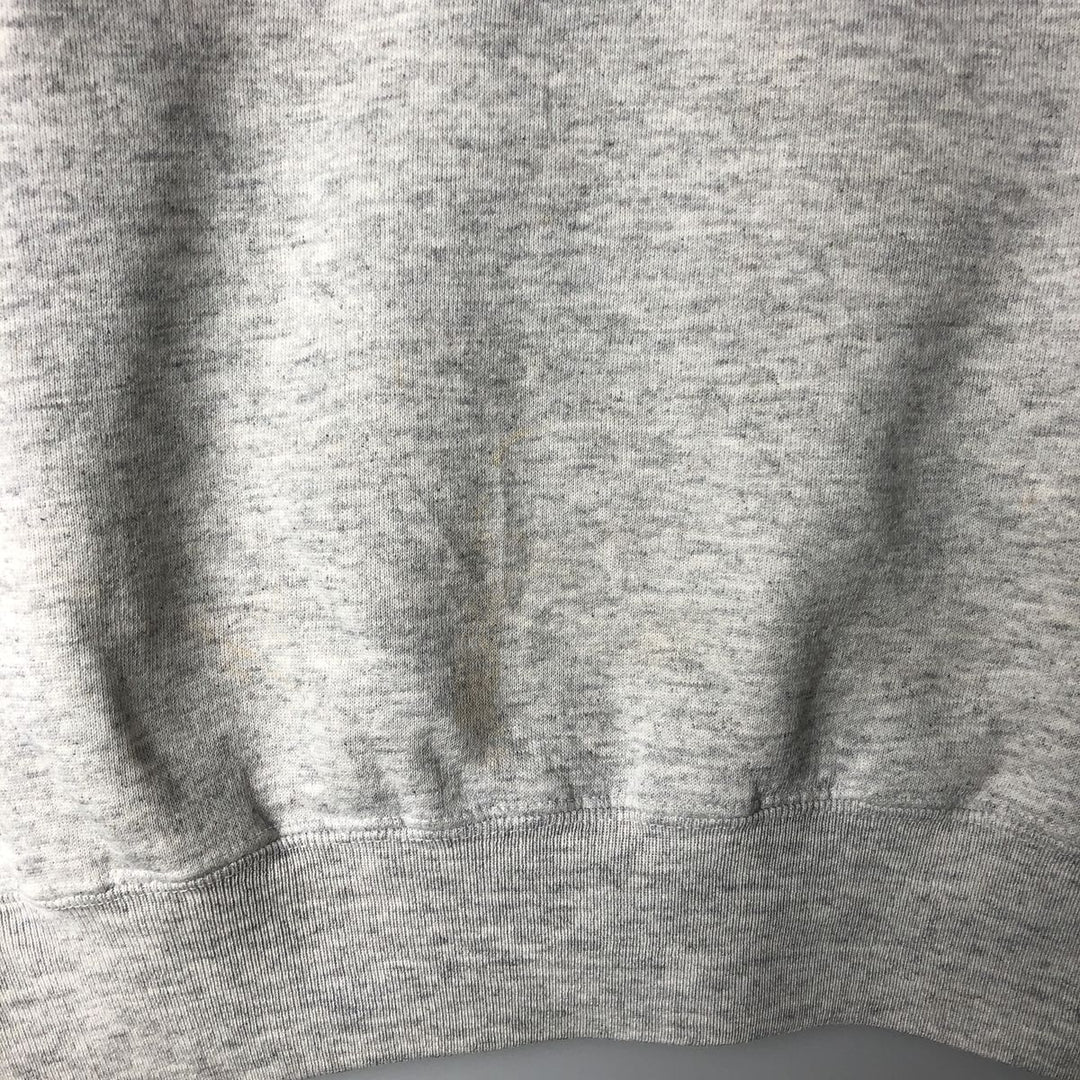 90'S JanSport Purdue University 3-Panel Print College Sweatshirt, Made in USA, Men's XL polyester gray type Vintage Second Hand