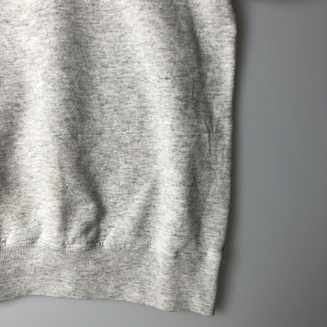 90'S JanSport Purdue University 3-Panel Print College Sweatshirt, Made in USA, Men's XL polyester gray type Vintage Second Hand