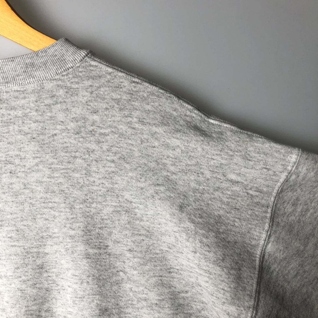 90'S JanSport Purdue University 3-Panel Print College Sweatshirt, Made in USA, Men's XL polyester gray type Vintage Second Hand