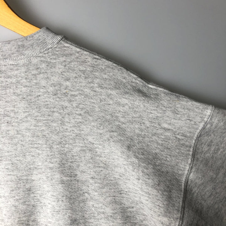 90'S JanSport Purdue University 3-Panel Print College Sweatshirt, Made in USA, Men's XL polyester gray type Vintage Second Hand