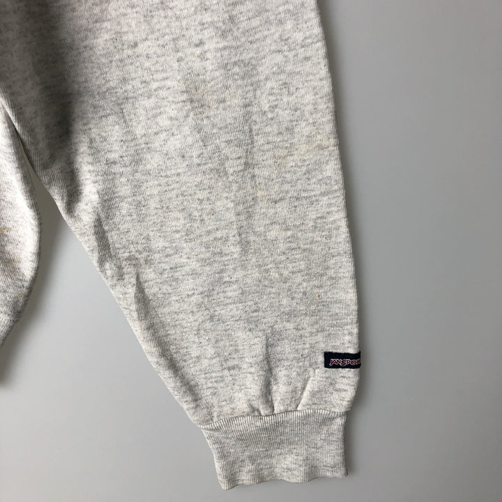 90'S JanSport Purdue University 3-Panel Print College Sweatshirt, Made in USA, Men's XL polyester gray type Vintage Second Hand