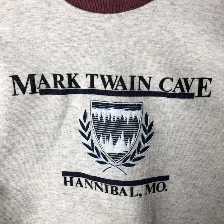 Vintage '90'S SIGNAL SPORTS mock neck print sweatshirt, made in the USA, men's size XL cotton gray type Vintage Second Hand
