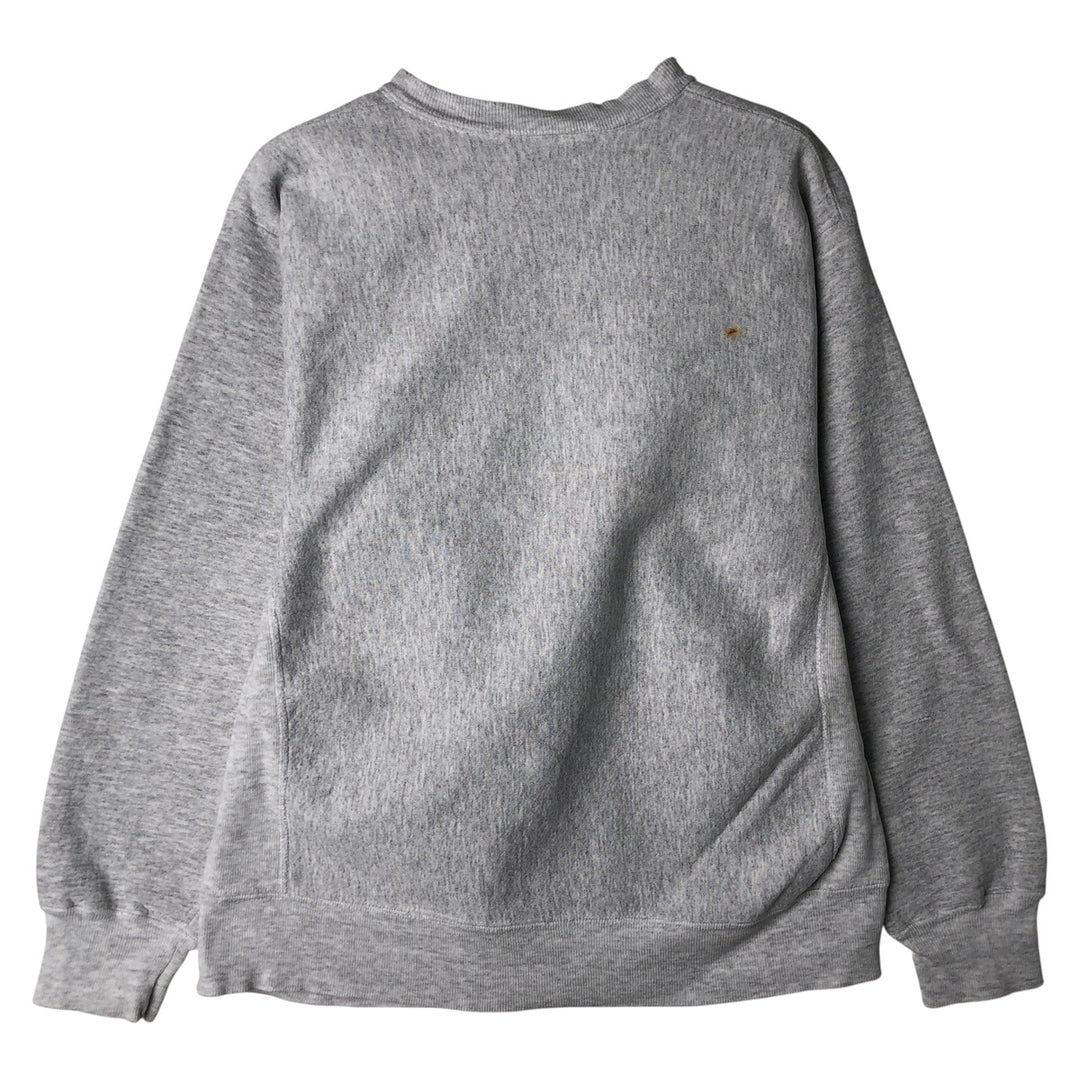 Vintage 90'S Lee Cross Grain Print Sweatshirt, Made in USA, Men's Size L cotton gray type Vintage Second Hand