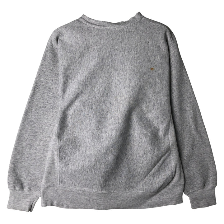 Vintage 90'S Lee Cross Grain Print Sweatshirt, Made in USA, Men's Size L cotton gray type Vintage Second Hand
