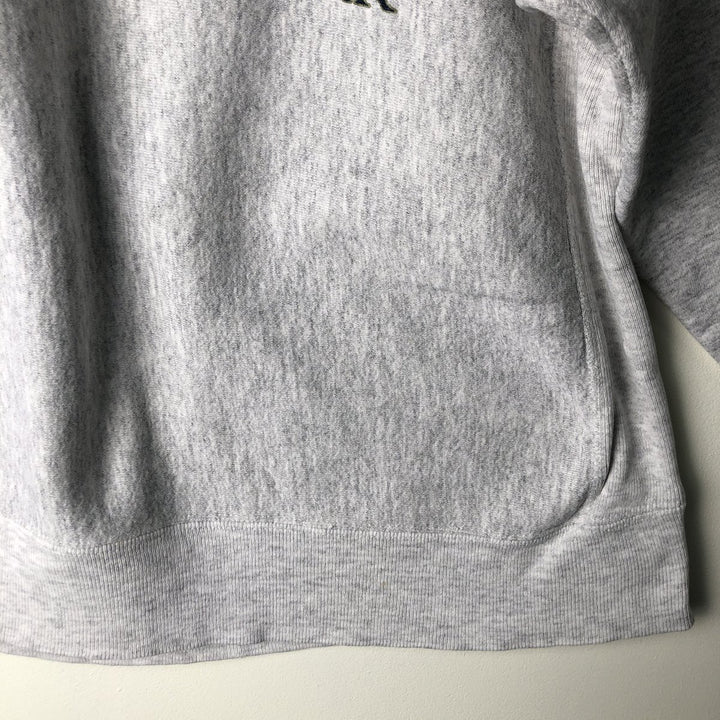 Vintage 90'S Lee Cross Grain Print Sweatshirt, Made in USA, Men's Size L cotton gray type Vintage Second Hand