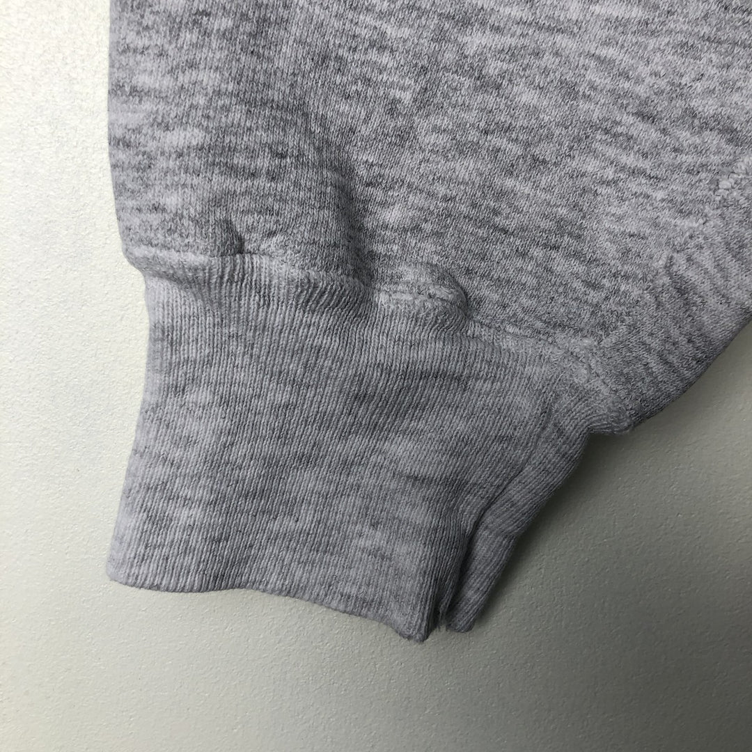 Vintage 90'S Lee Cross Grain Print Sweatshirt, Made in USA, Men's Size L cotton gray type Vintage Second Hand