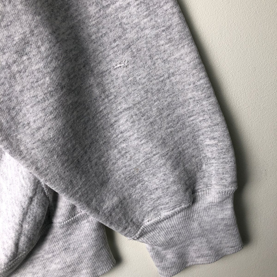 Vintage 90'S Lee Cross Grain Print Sweatshirt, Made in USA, Men's Size L cotton gray type Vintage Second Hand