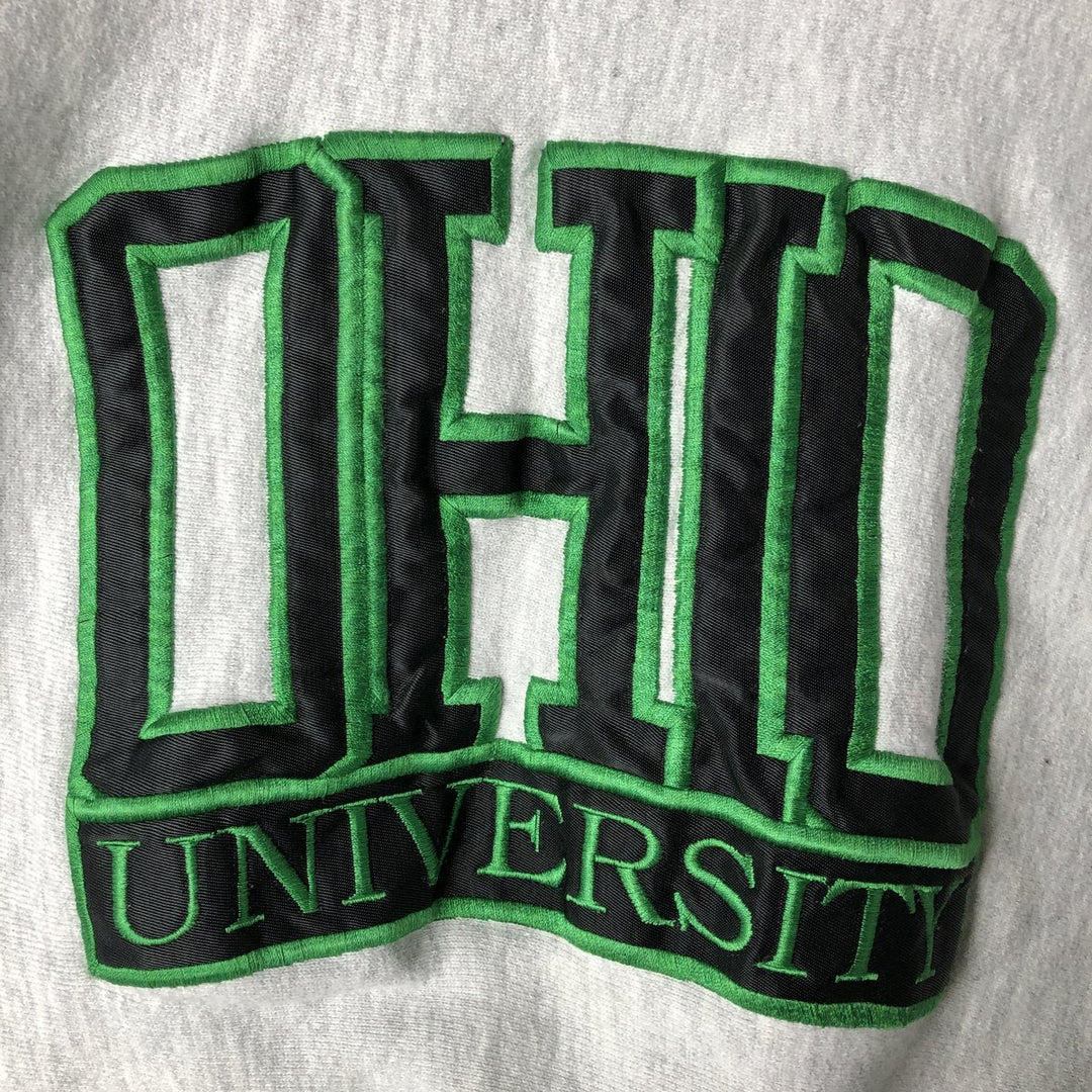 Vintage 1990'S Crable Sportswear Ohio University college sweatshirt, made in the USA, size XL, men's cotton gray type Vintage Second Hand