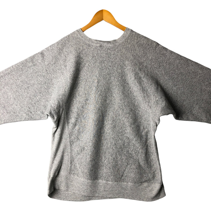 Vintage 90'S Hanes BEEFY-T blue tag college sweatshirt, made in the USA, size L. cotton gray type Vintage Second Hand