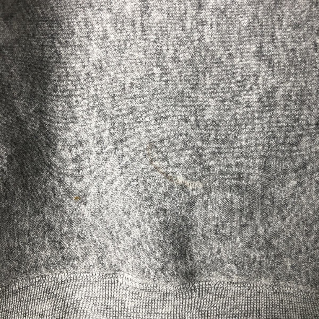 Vintage 90'S Hanes BEEFY-T blue tag college sweatshirt, made in the USA, size L. cotton gray type Vintage Second Hand