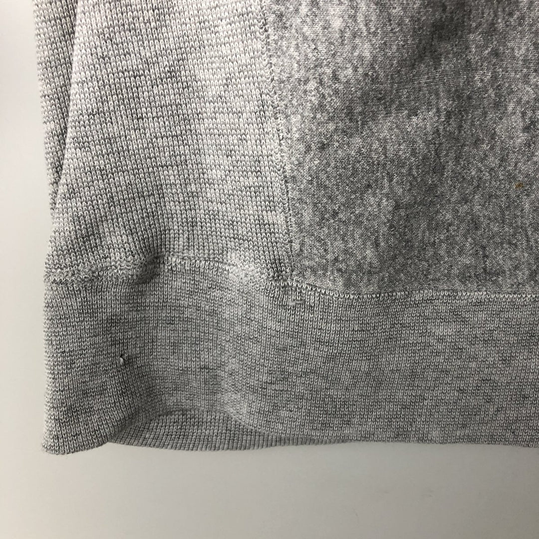 Vintage 90'S Hanes BEEFY-T blue tag college sweatshirt, made in the USA, size L. cotton gray type Vintage Second Hand