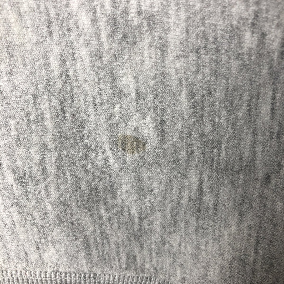 Vintage 90'S BASSETT WALKER CROSS GRAIN triple print college sweatshirt, men's size XL unclear gray type Vintage Second Hand