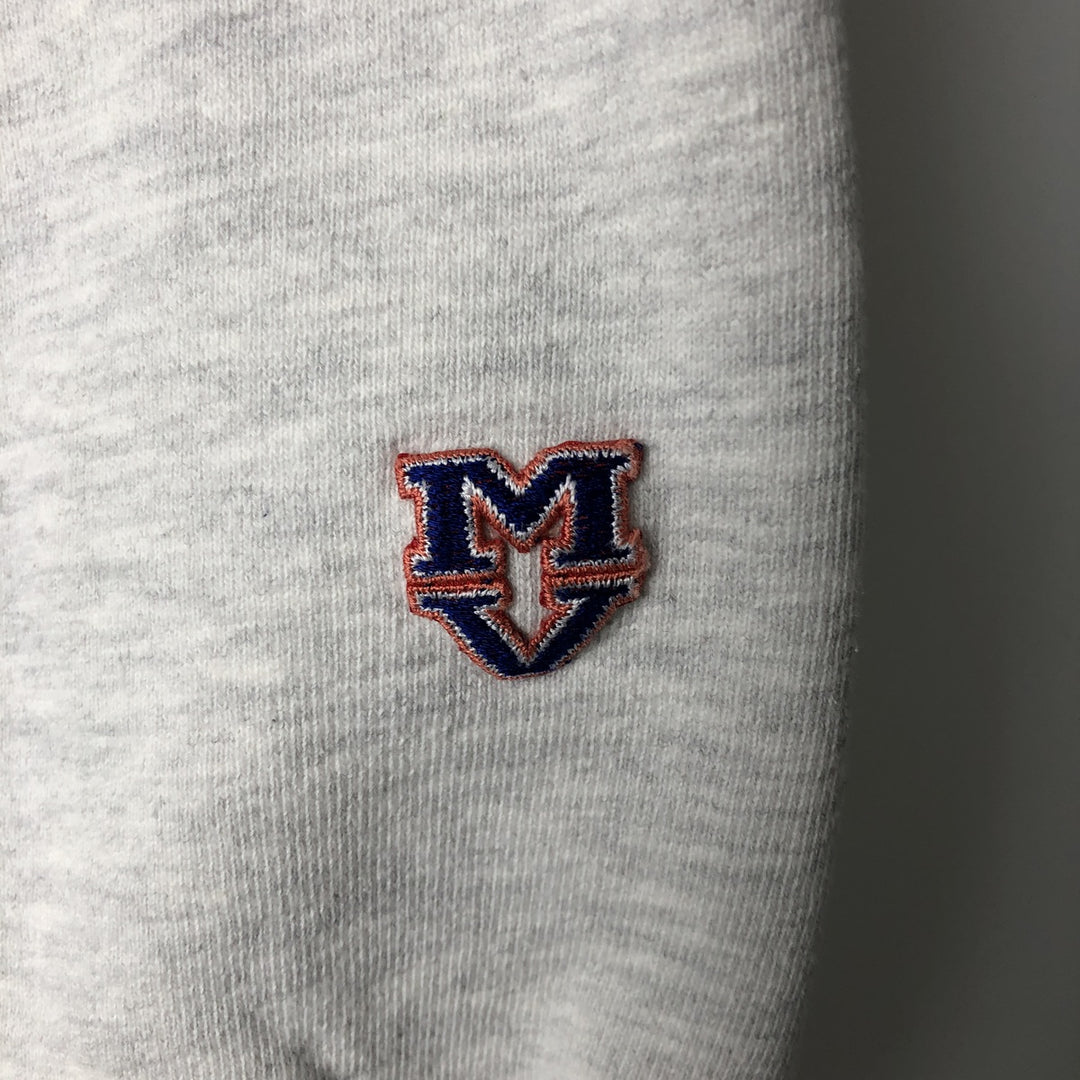 Vintage 90'S MV Sport triple print college sweatshirt, made in the USA, men's size XL cotton gray type Vintage Second Hand
