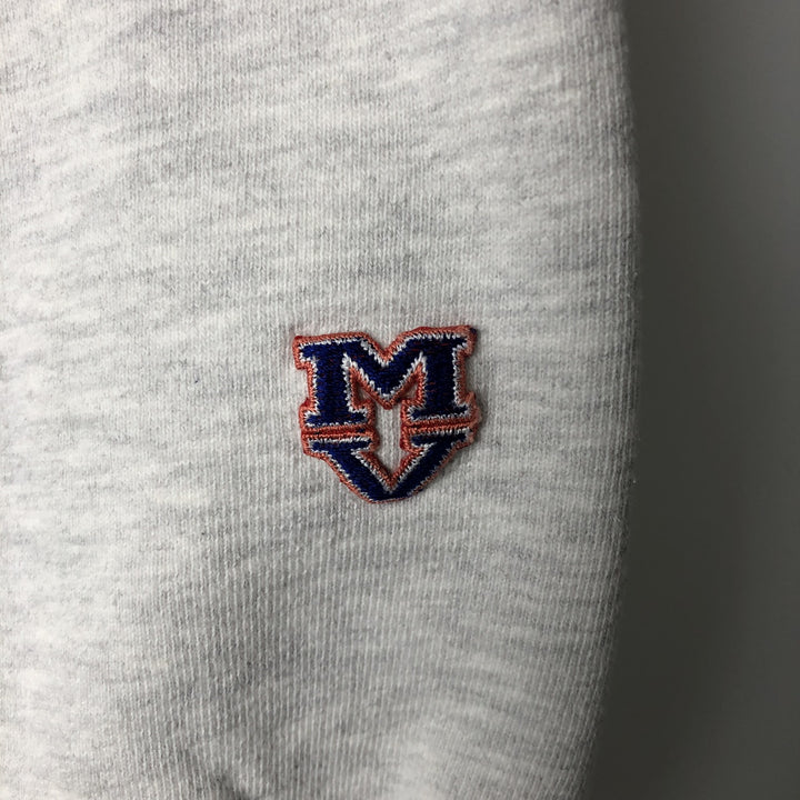 Vintage 90'S MV Sport triple print college sweatshirt, made in the USA, men's size XL cotton gray type Vintage Second Hand