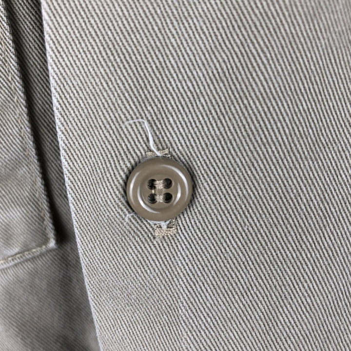 Vintage 1970'S TUF NUT long-sleeved work shirt, made in the USA, men's size XL cotton Beige type Vintage Second Hand