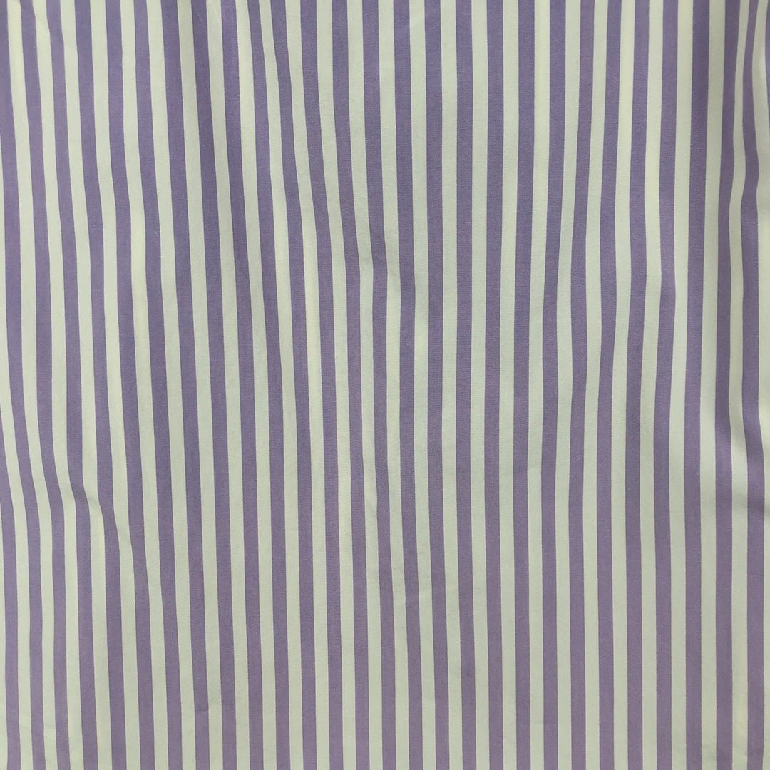 2000'S Ralph Lauren Jeans Co. long-sleeved button-down striped shirt, men's size M cotton purple type Vintage Second Hand
