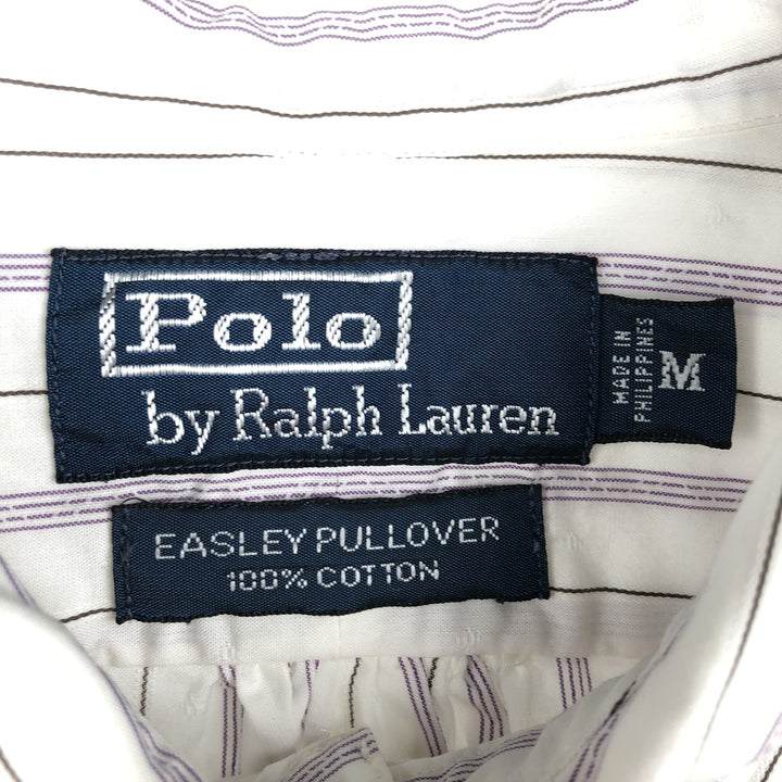 Ralph Lauren POLO by Ralph Lauren EASLEY PULLOVER Multi-Stripe Pullover Long Sleeve Cotton Striped Shirt cotton white type Vintage Second Hand