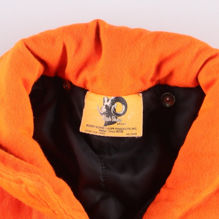 Vintage 1980'S Black Sheep padded hunting jacket, men's size XL unclear orange type Vintage Second Hand