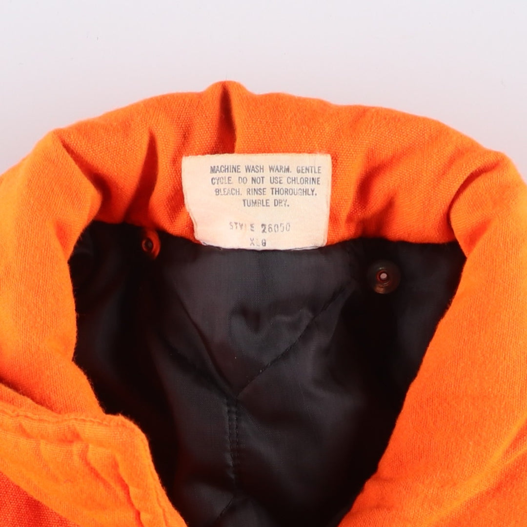 Vintage 1980'S Black Sheep padded hunting jacket, men's size XL unclear orange type Vintage Second Hand