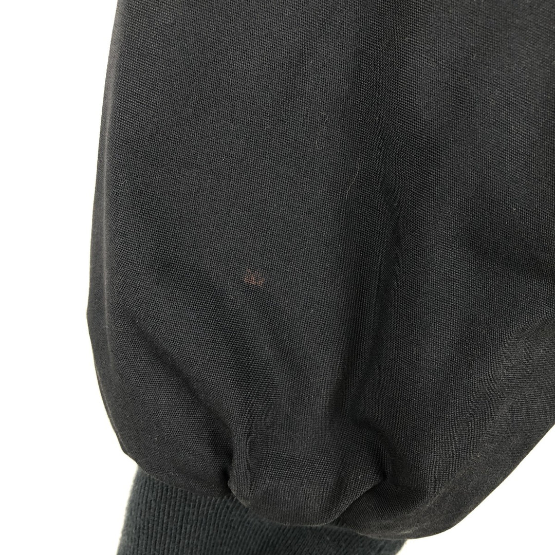 Civilian SCHOTT padded hooded military flight jacket, men's size M polyester black type Vintage Second Hand