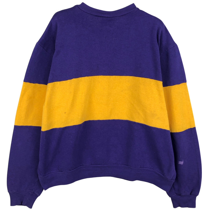 Nutmeg NBA Los Angeles Lakers Sweatshirt, Made in USA, Men's Size XL unclear purple type Vintage Second Hand
