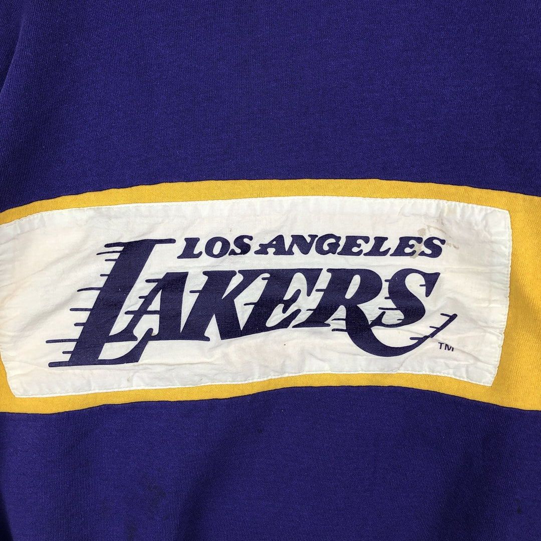 Nutmeg NBA Los Angeles Lakers Sweatshirt, Made in USA, Men's Size XL unclear purple type Vintage Second Hand