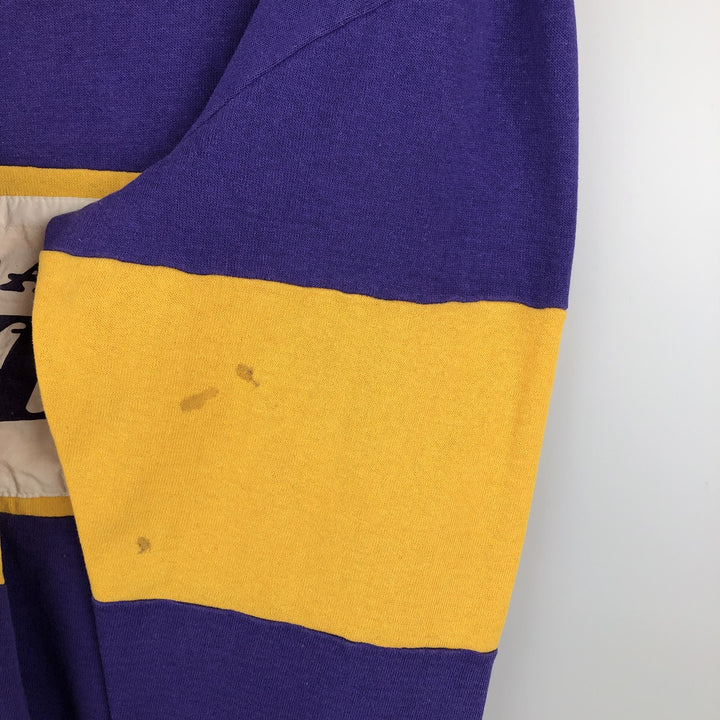 Nutmeg NBA Los Angeles Lakers Sweatshirt, Made in USA, Men's Size XL unclear purple type Vintage Second Hand