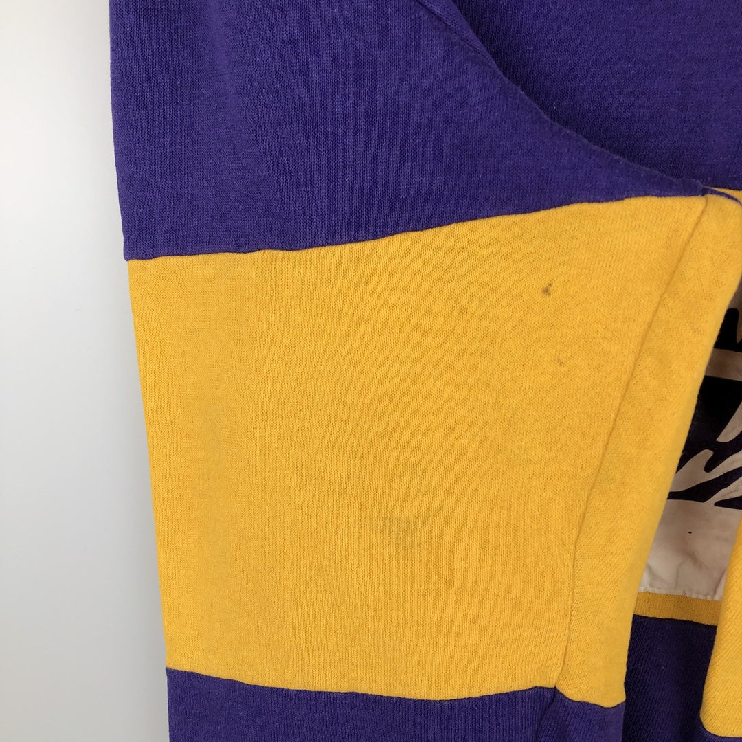 Nutmeg NBA Los Angeles Lakers Sweatshirt, Made in USA, Men's Size XL unclear purple type Vintage Second Hand