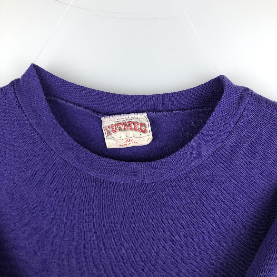 Nutmeg NBA Los Angeles Lakers Sweatshirt, Made in USA, Men's Size XL unclear purple type Vintage Second Hand