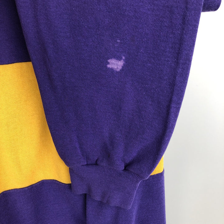 Nutmeg NBA Los Angeles Lakers Sweatshirt, Made in USA, Men's Size XL unclear purple type Vintage Second Hand