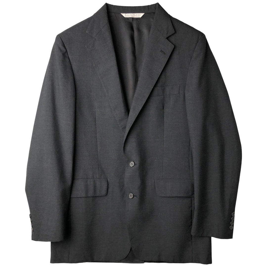 Borck Brothers Tailored Jacket, Made in USA, Men's Size M unclear Charcoal Vintage Second Hand