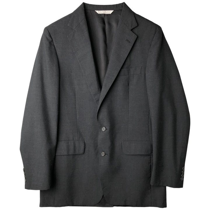 Borck Brothers Tailored Jacket, Made in USA, Men's Size M unclear Charcoal Vintage Second Hand