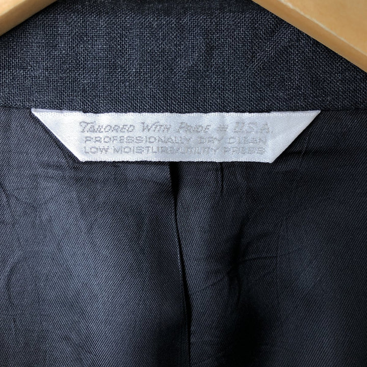 Borck Brothers Tailored Jacket, Made in USA, Men's Size M unclear Charcoal Vintage Second Hand