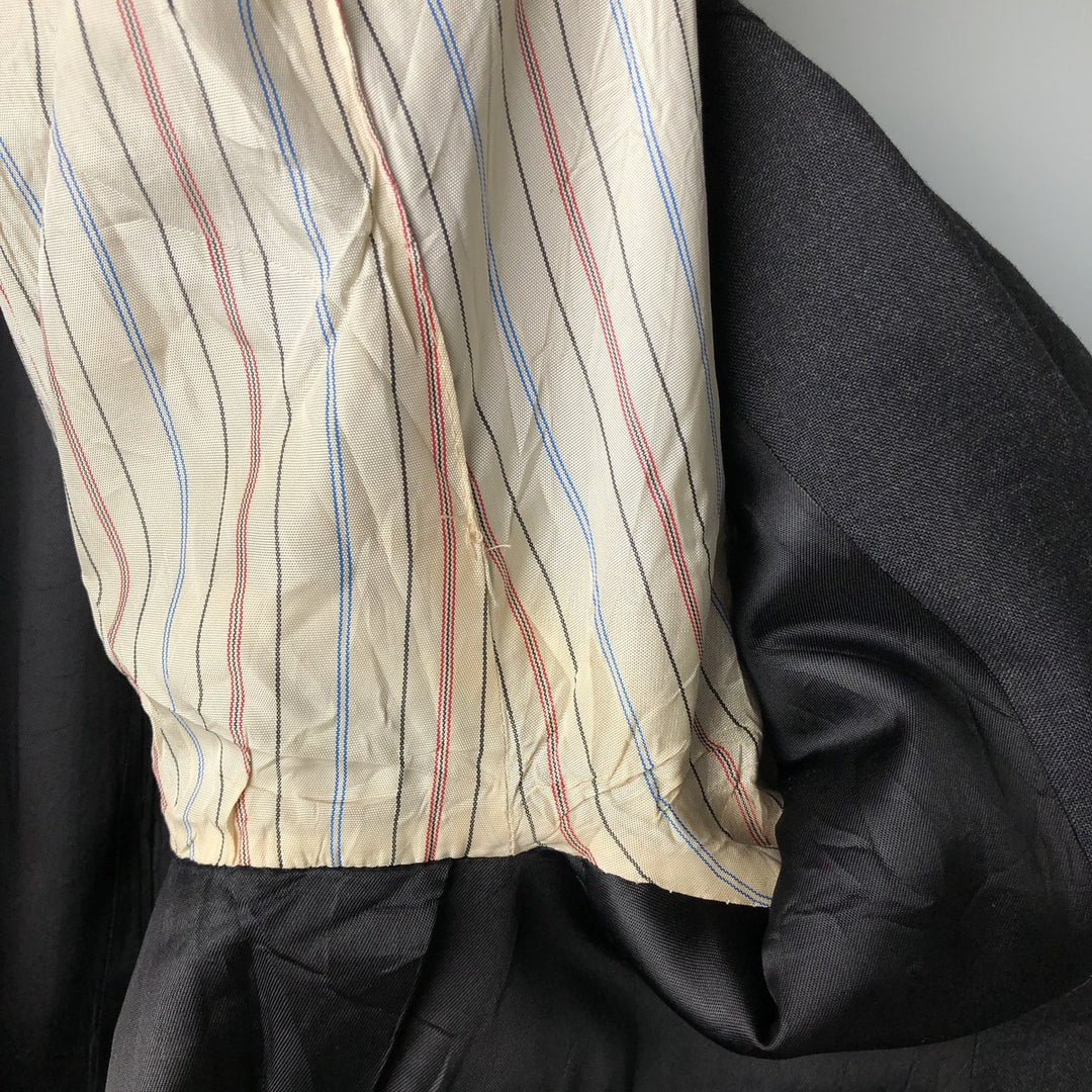 Borck Brothers Tailored Jacket, Made in USA, Men's Size M unclear Charcoal Vintage Second Hand